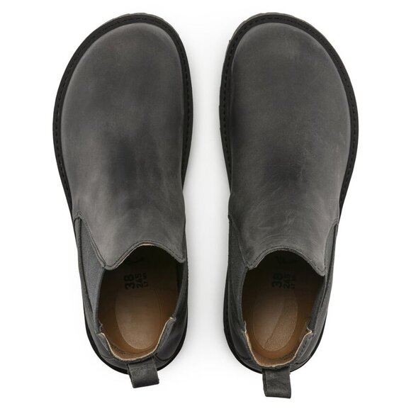 Birkenstock "Stalon" WATER REPELLENT  Nubuck Leather BOOTS in GRAPHITE 37 - Picture 3 of 10